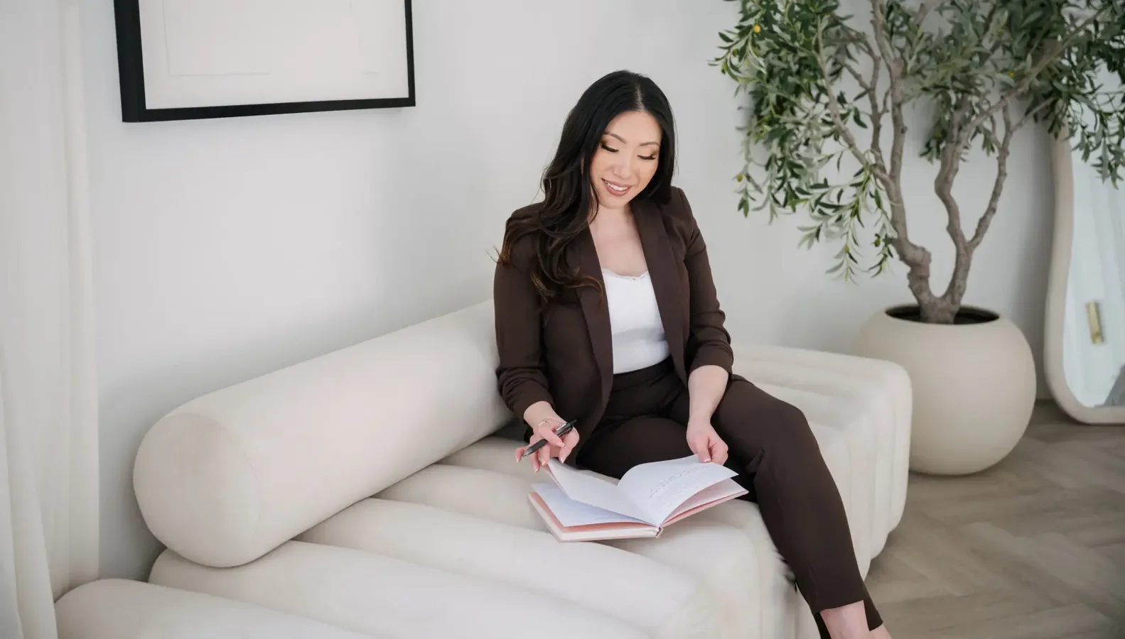 Adrienne Hana in the ARIS Therapy office in Toronto